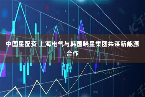 中国星配资 上海电气与韩国晓星集团共谋新能源合作