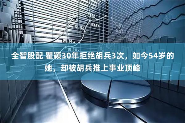 全智股配 瞿颖30年拒绝胡兵3次，如今54岁的她，却被胡兵推上事业顶峰